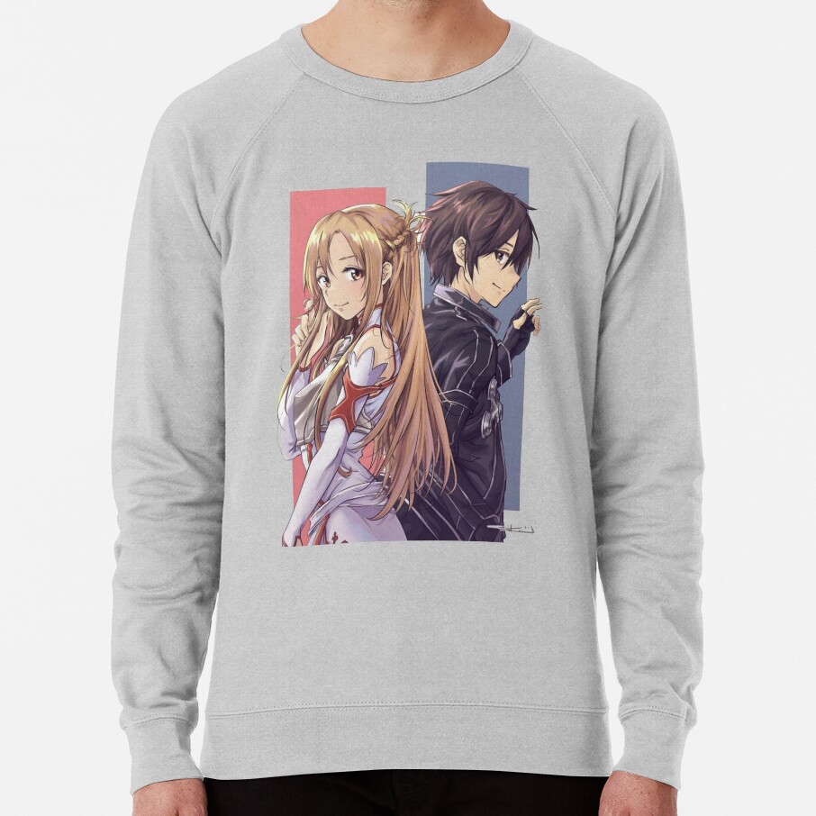ssrcolightweight sweatshirtmensheather greyfrontsquare productx1000 bgf8f8f8 12 - Sword Art Online Stuff