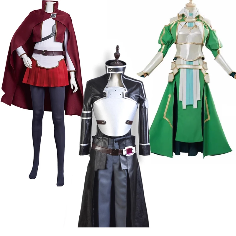 Anime SAO Yuuki Asuna Kirigaya Suguha Cosplay